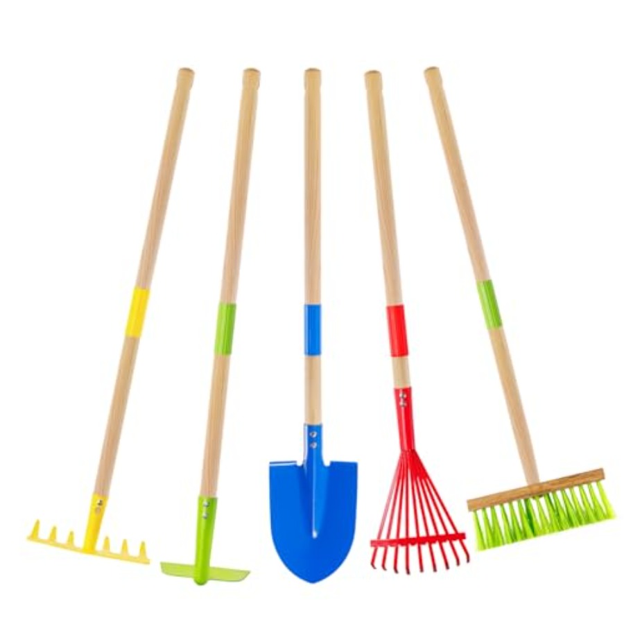 Gardening Tools Toddler - Conjunto de Ferramentas de Jardim: Enxada,