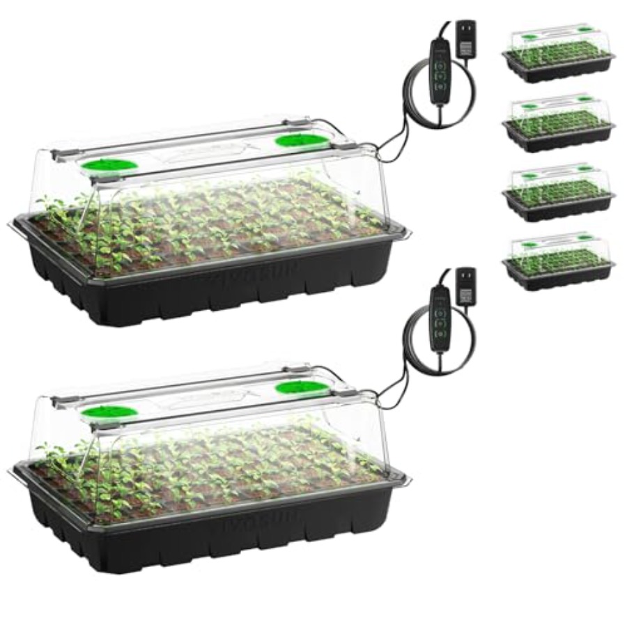 Seed Starter Trays - Conjunto de 6 Bandejas para Sementes