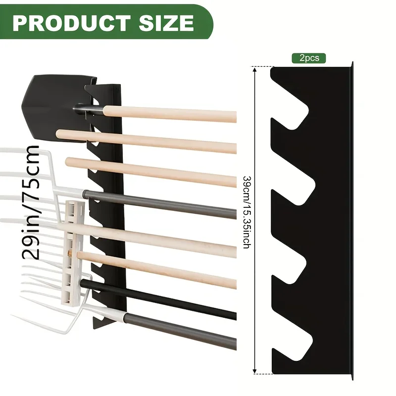 Gardening Tools Rake - Suporte de Ferramentas de Jardim em