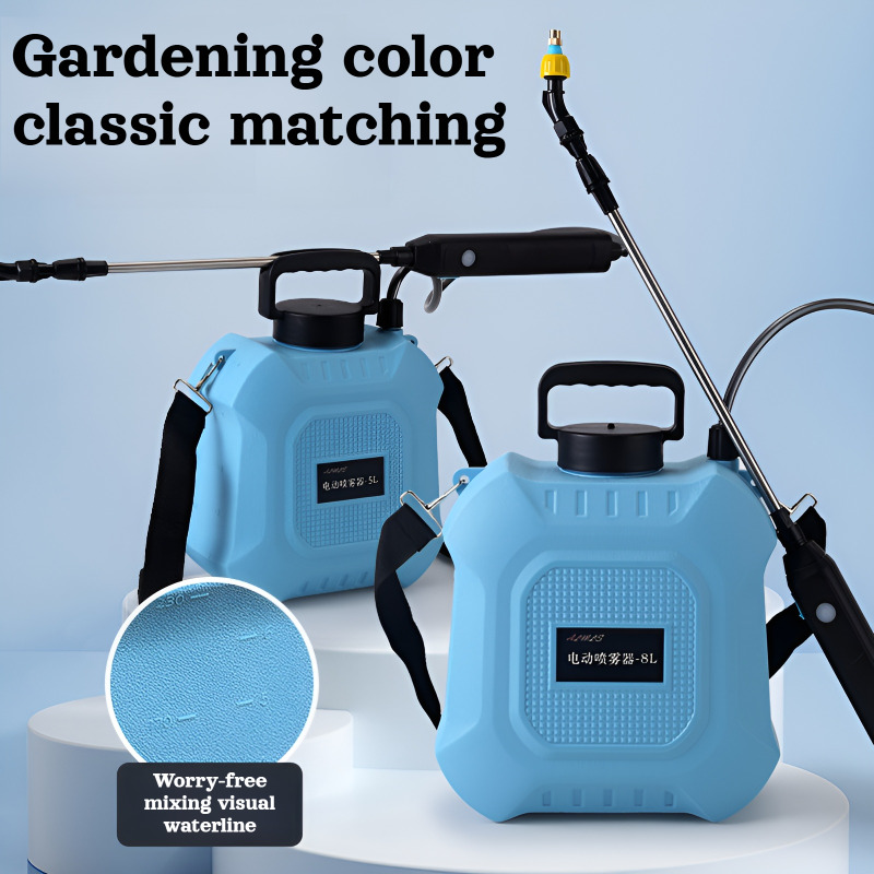 Gardening Tools Rake - Regador elétrico recarregável usb 5l/8l, portátil,
