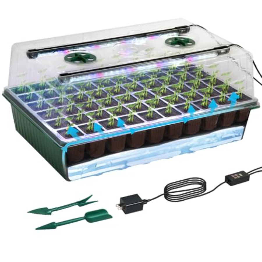 Seed Starter Trays - Bandeja de Germinação com Luz de