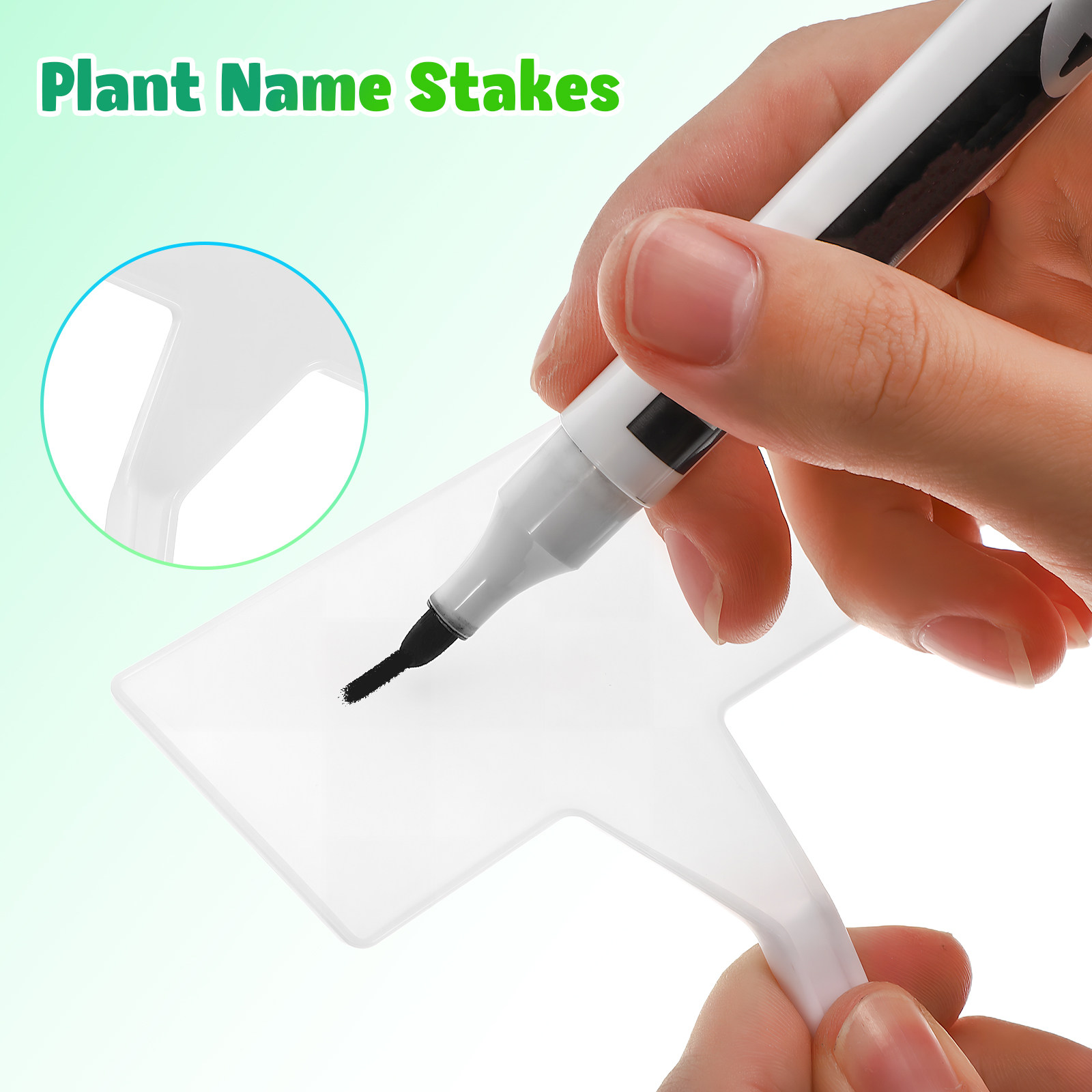 Gardening Tools Names - 35 Etiquetas de Plástico em Branco