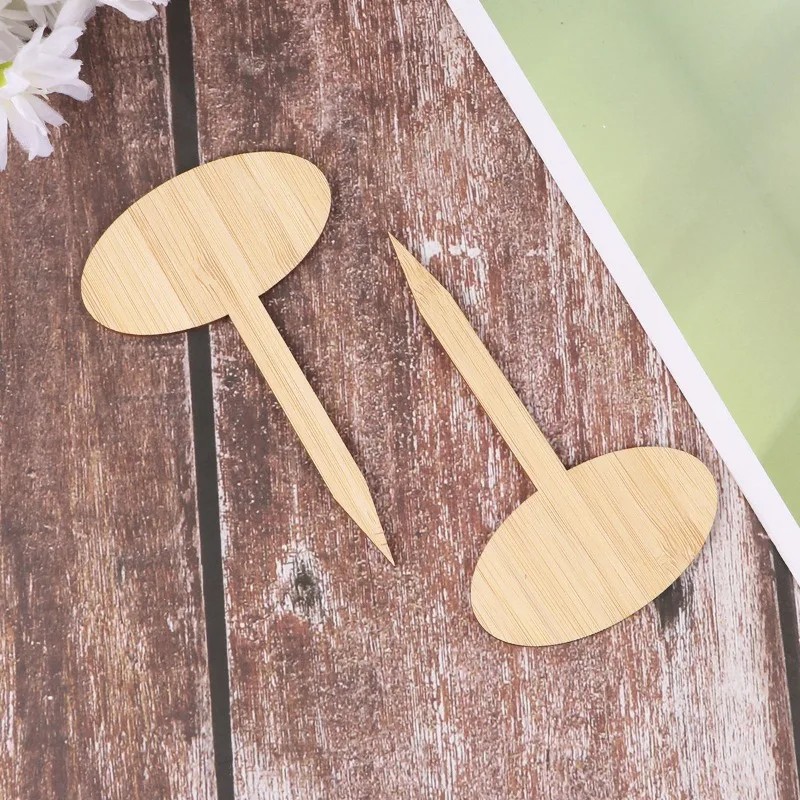 50 Etiquetas de Bambu Modelo 2 - Gardening Tools Labeled avaliação e preço