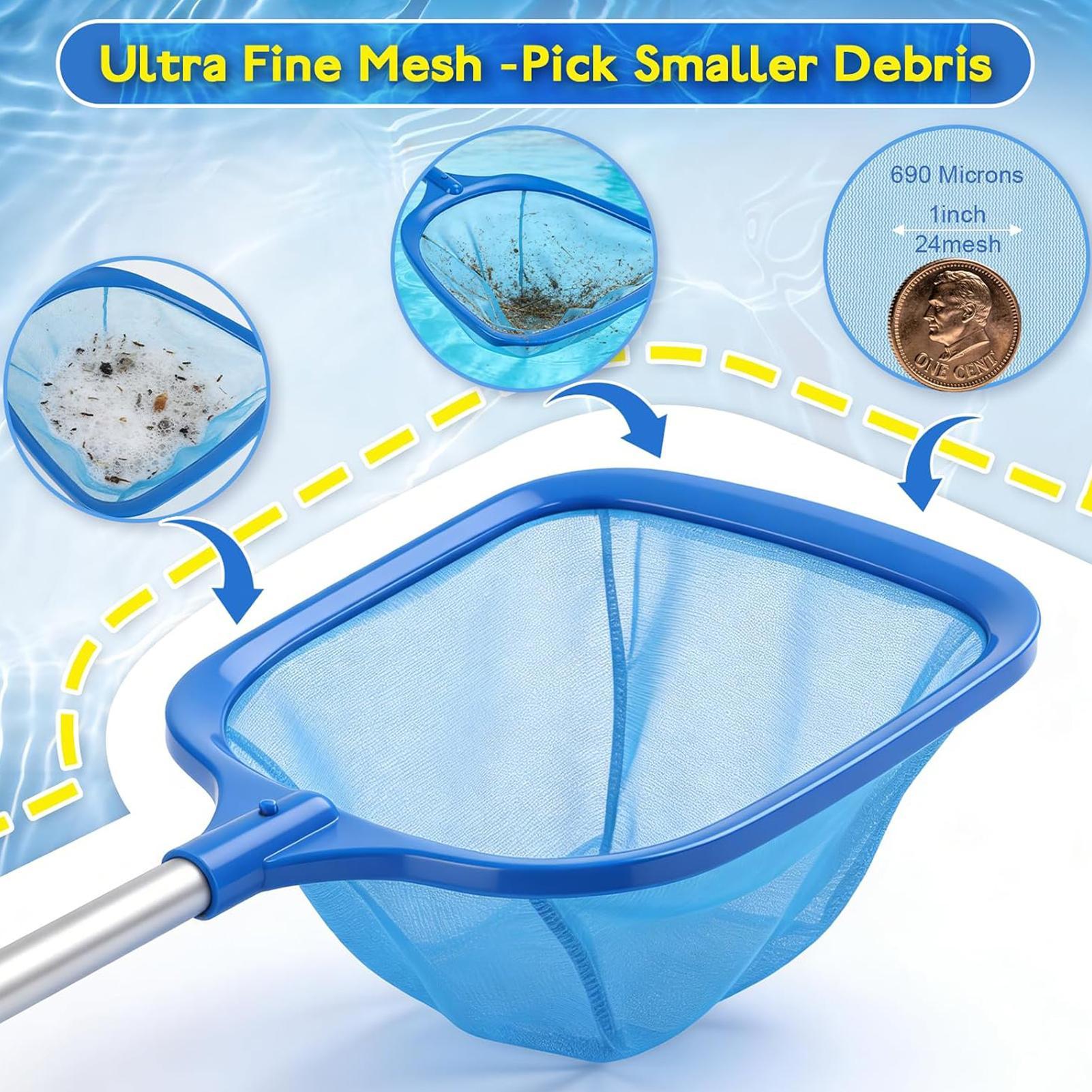 Rede de Limpeza para Piscina,  - Gardening Tools Rake avaliação e preço
