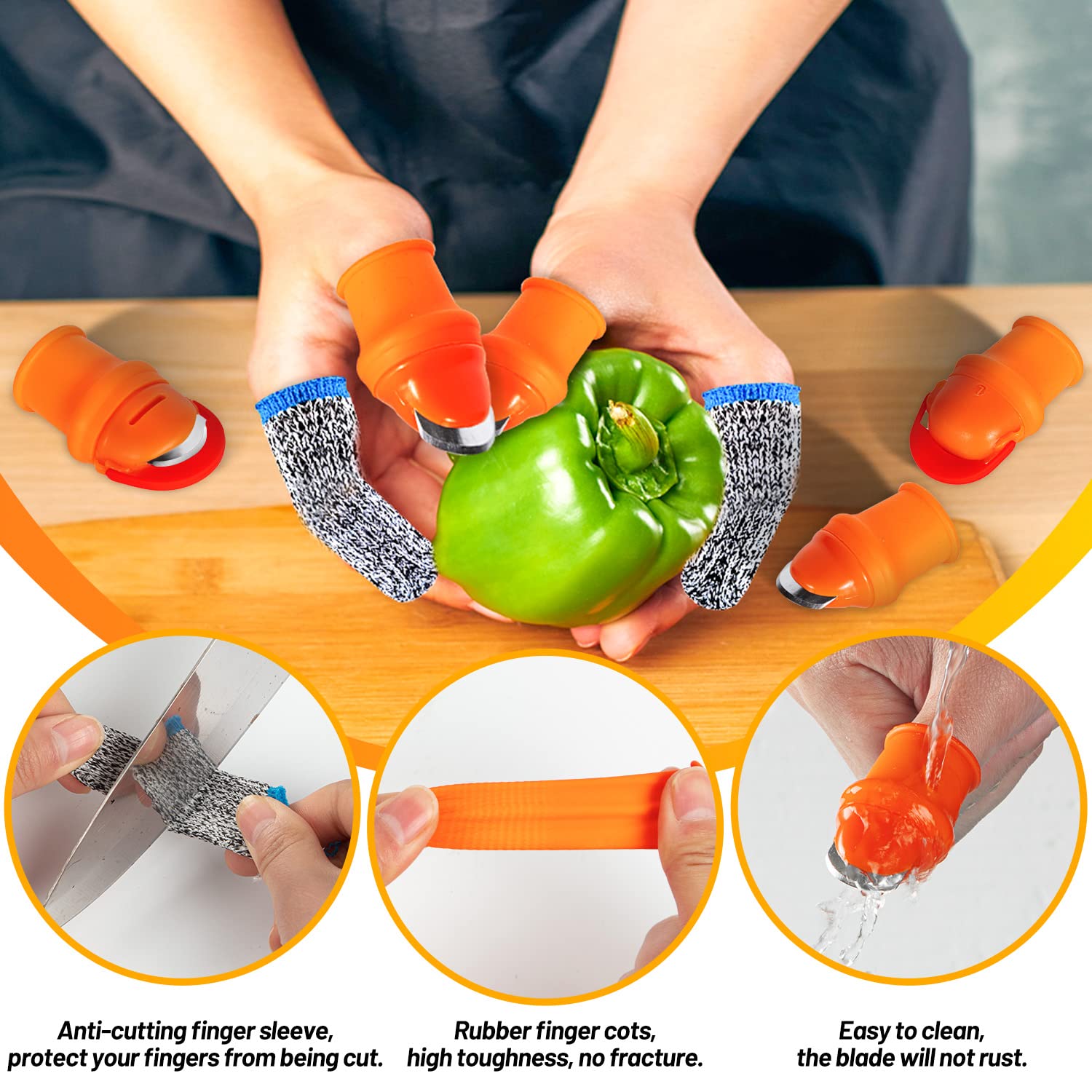 Protetor de Dedo de Silicone p - Harvest Knife Garden avaliação e preço