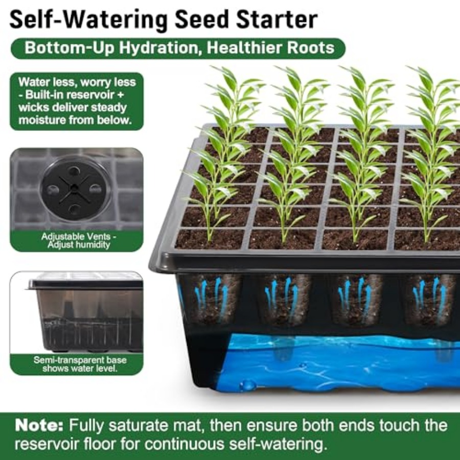 Kit de Germinação de Sementes  - Seed Starter Trays avaliação e preço