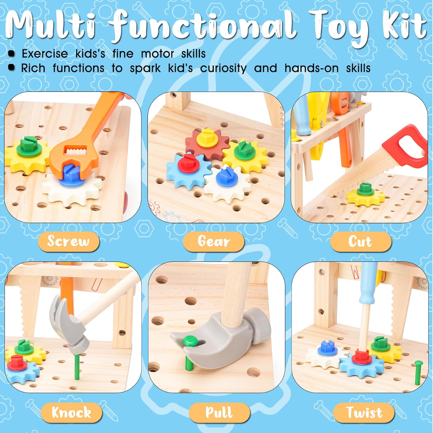 Banco de ferramentas de madeir - Gardening Tools Toddler avaliação e preço