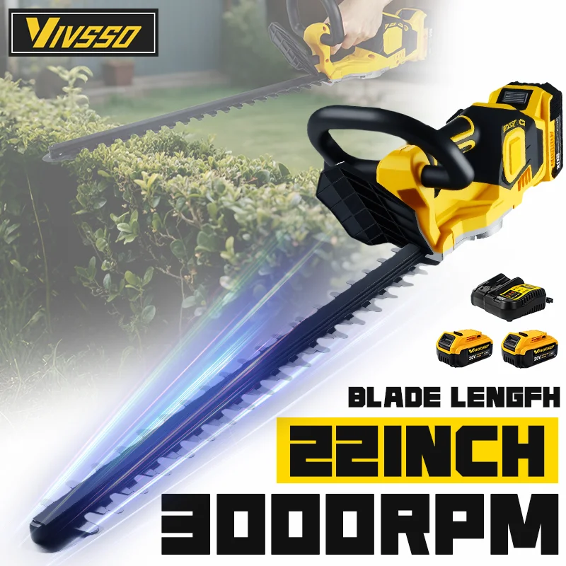 Vivsso aparador de sebes elétr - Gardening Tools Rake avaliação e preço