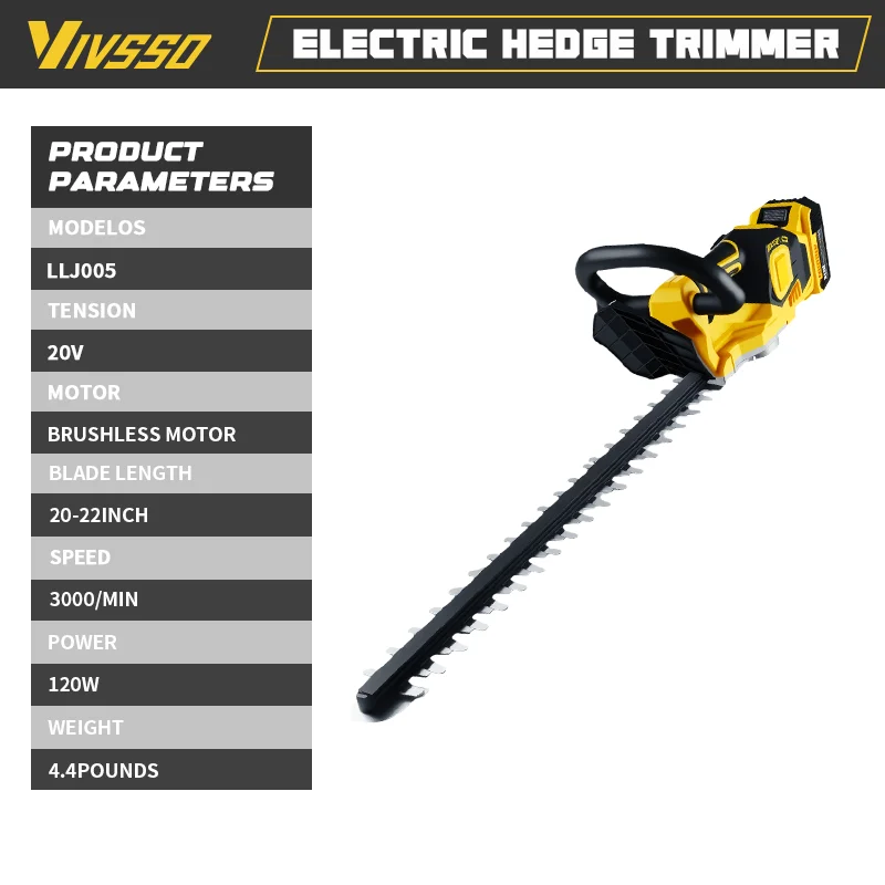 Vivsso aparador de sebes elétr - Gardening Tools Rake avaliação e preço
