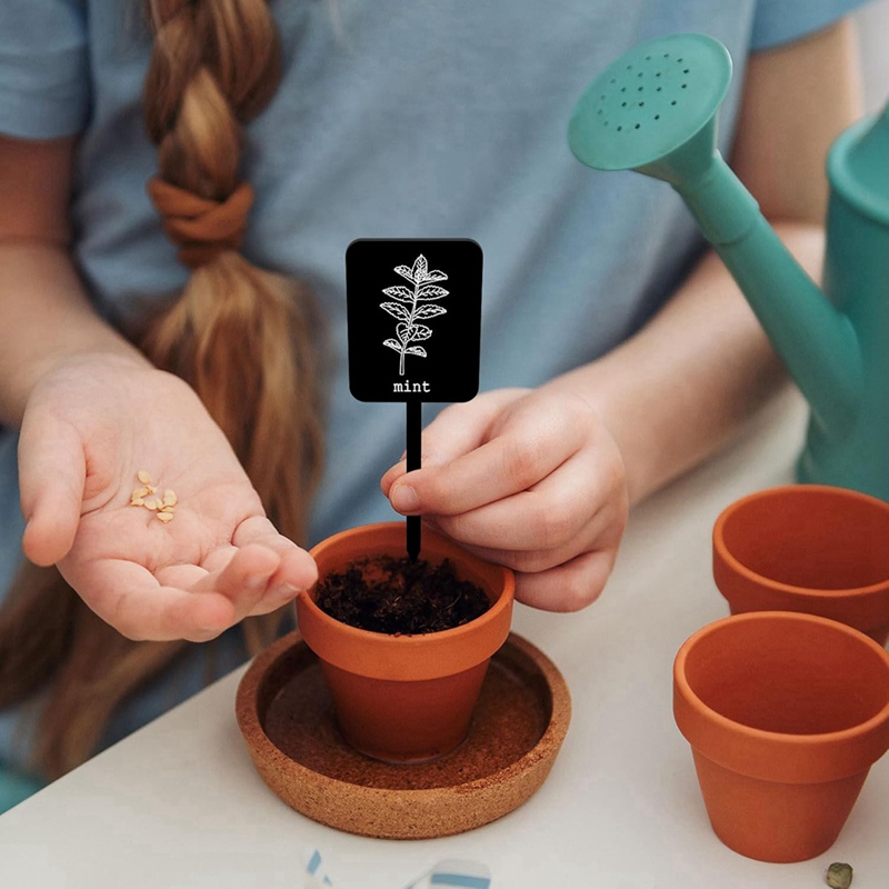 24 Etiquetas de Acrílico para  - Gardening Tools Names avaliação e preço