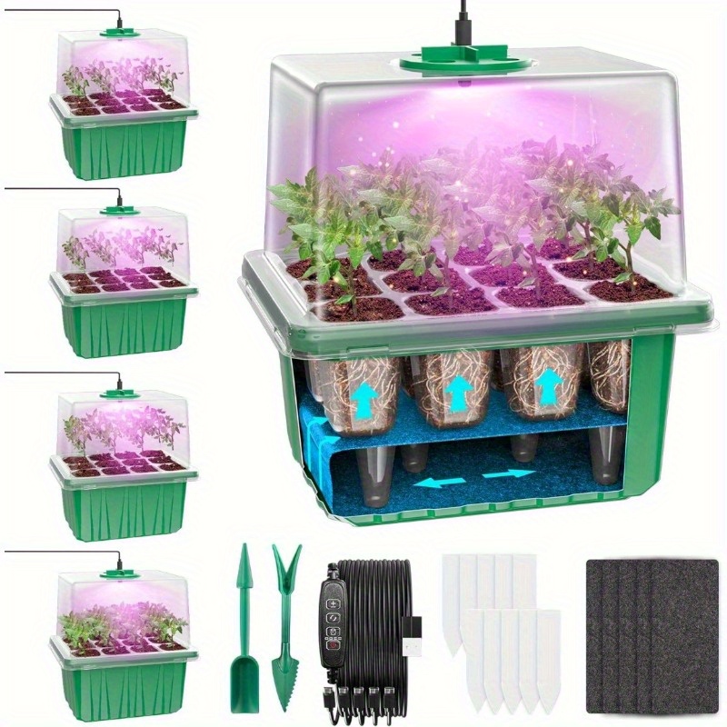 Led crescer luz jardim planta  - Seed Starter Trays avaliação e preço
