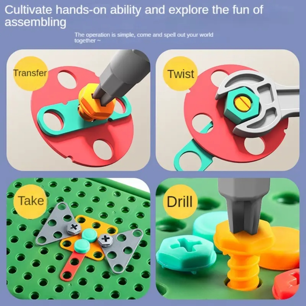 450 Peças de Kit de Broca STEM - Gardening Tools Toddler avaliação e preço