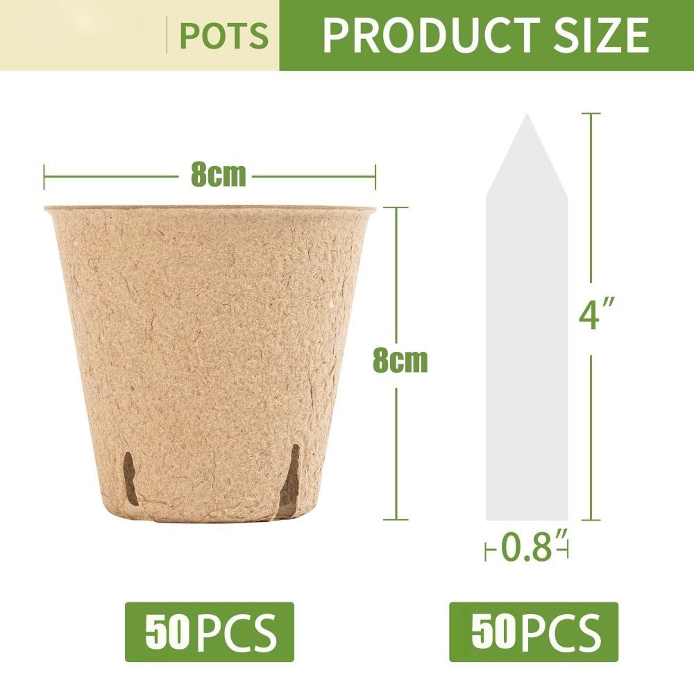 50 Vasos Biodegradáveis para I - Seed Starter Trays avaliação e preço